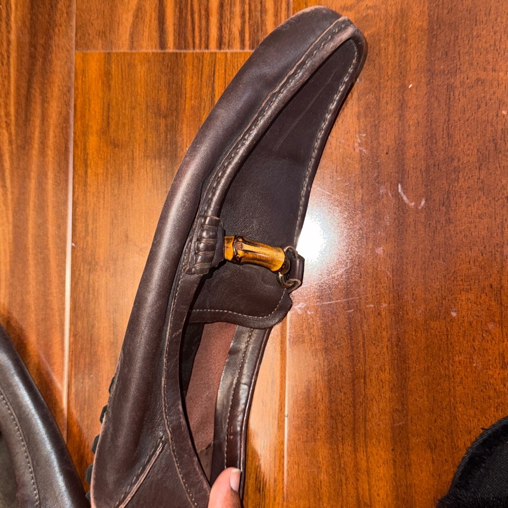 Gucci Men’s Brown Leather Horsebit Loafers - Picture 6 of 6